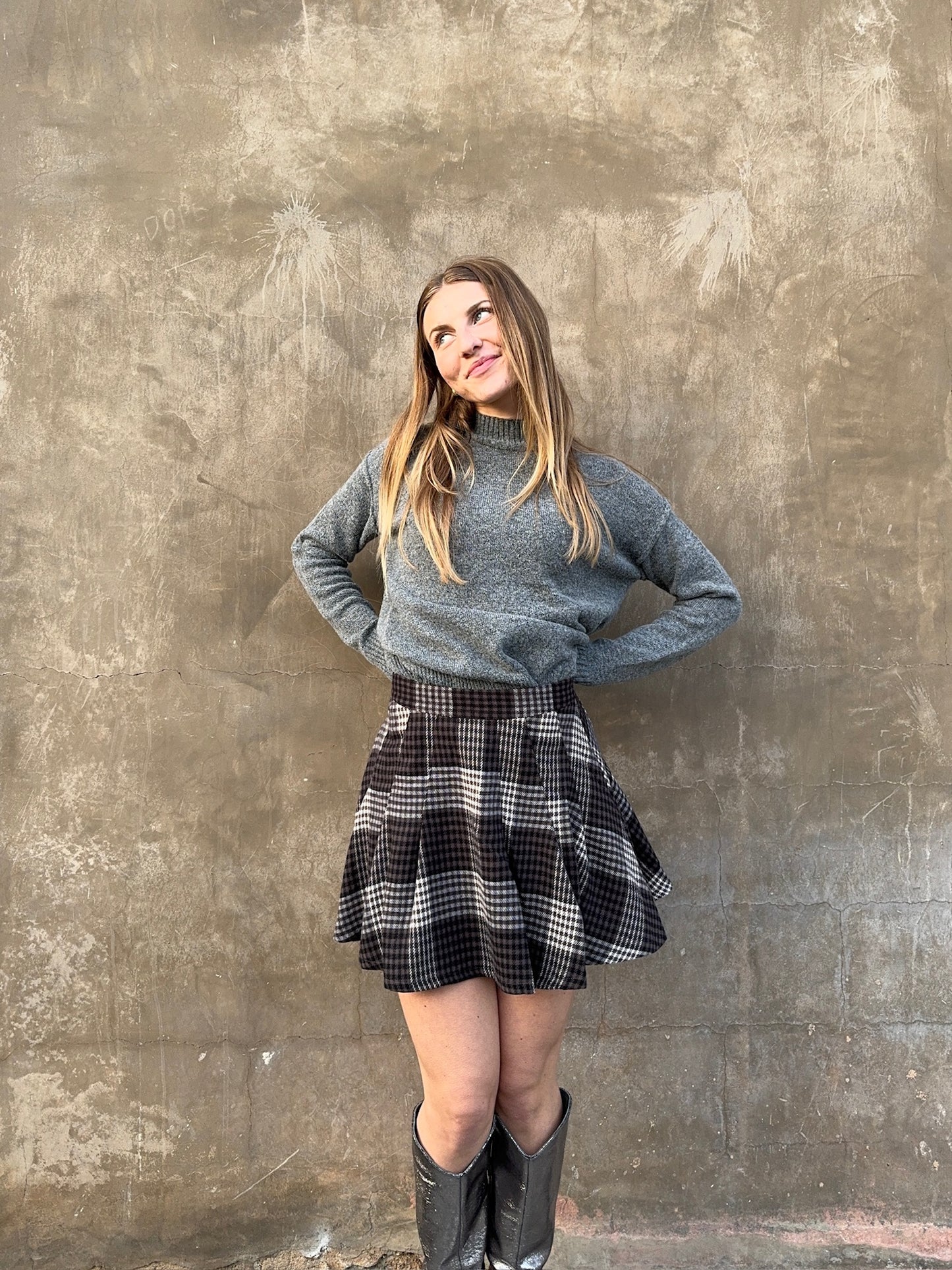 Blair Plaid Mini Skirt