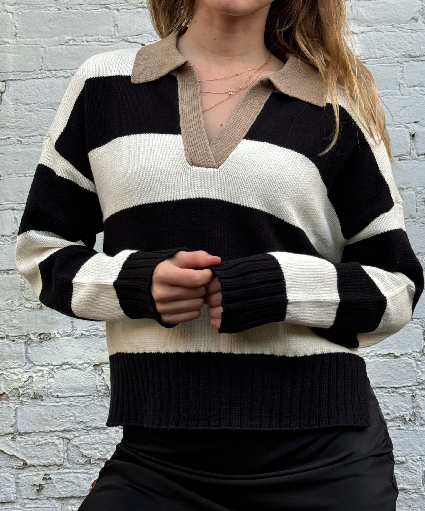 Jordan Striped Knit Sweater