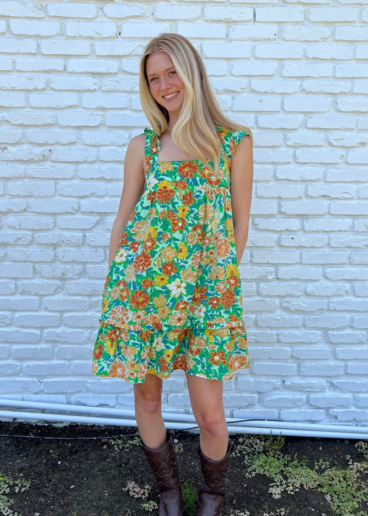 Rhodes Floral Dress