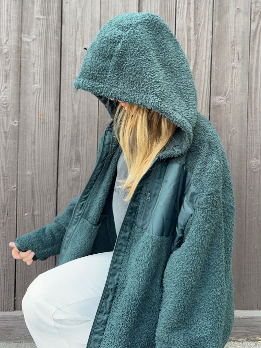 Teddy Luxe Zip Hoodie