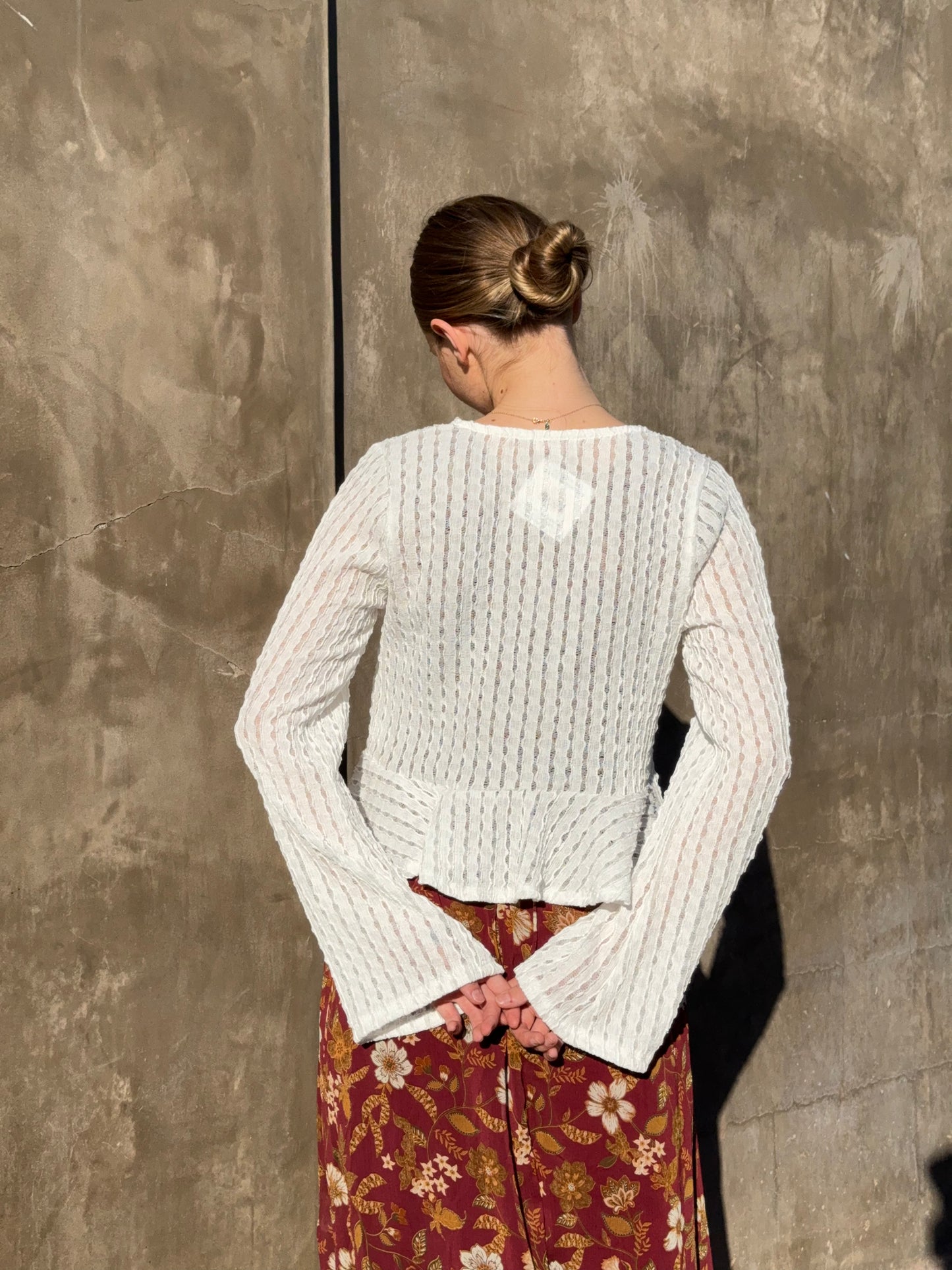 Clare Front Tie Top