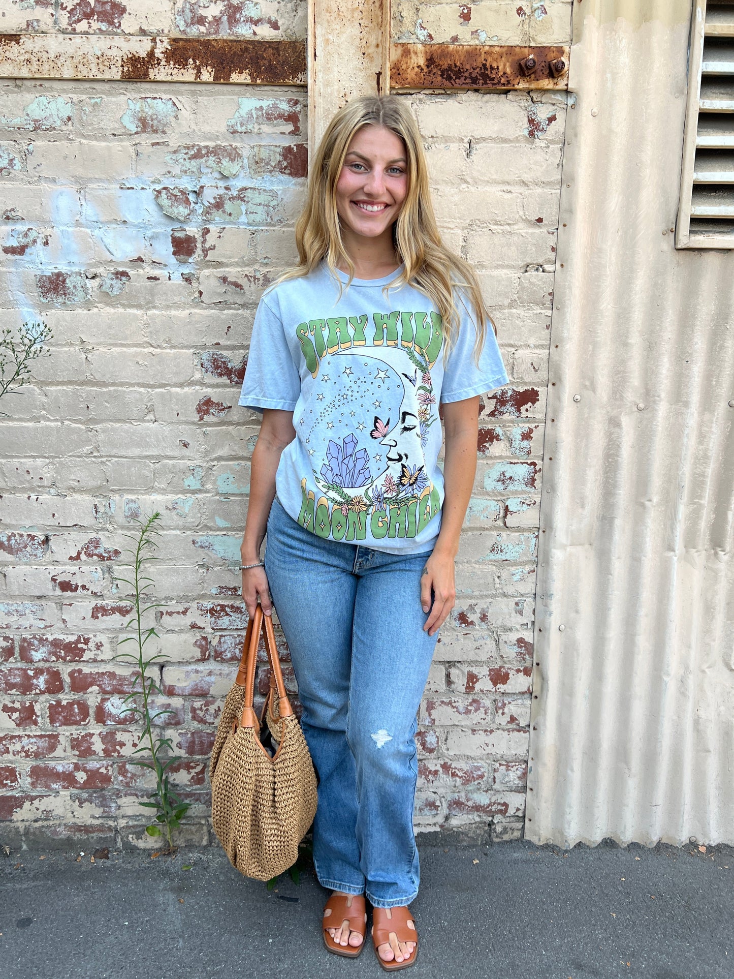 Stay Wild Moon Child Graphic Top