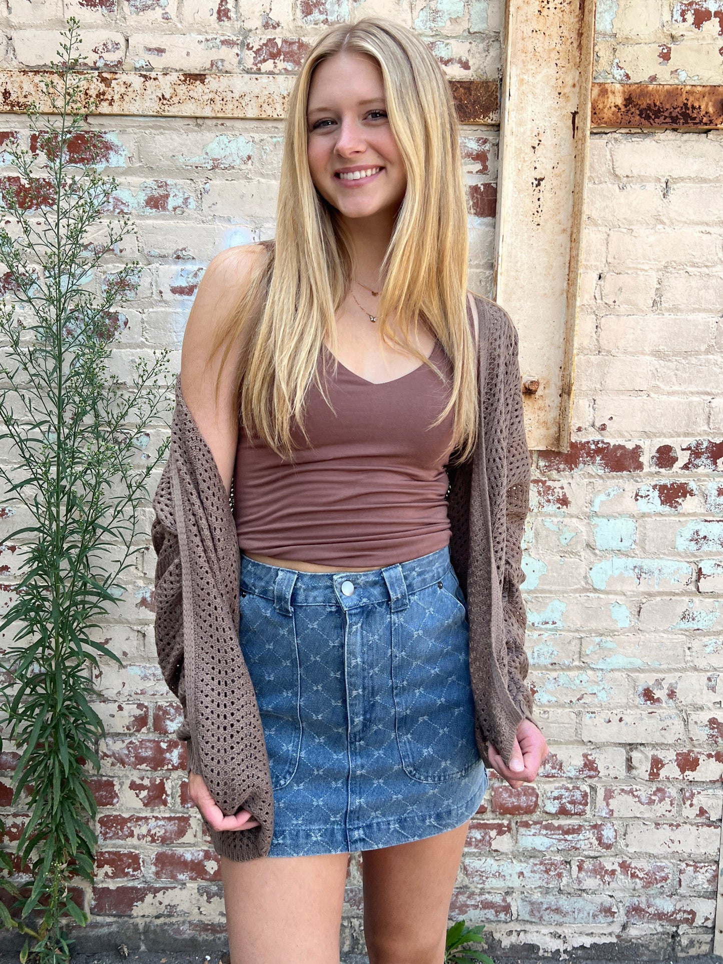 Denim Mini Skirt