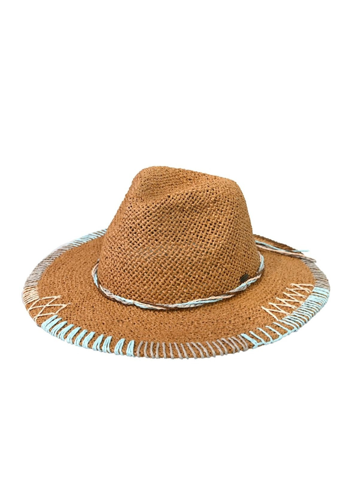 Panama Hat With Stitching