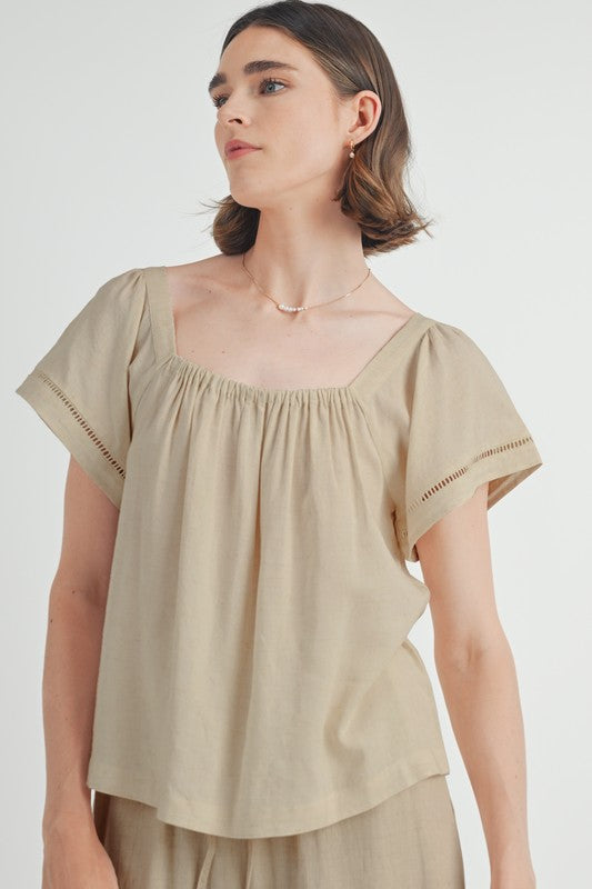 Hailey Linen Blouse