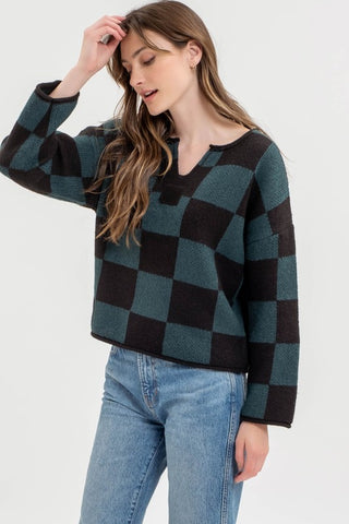 Checkered Sweater