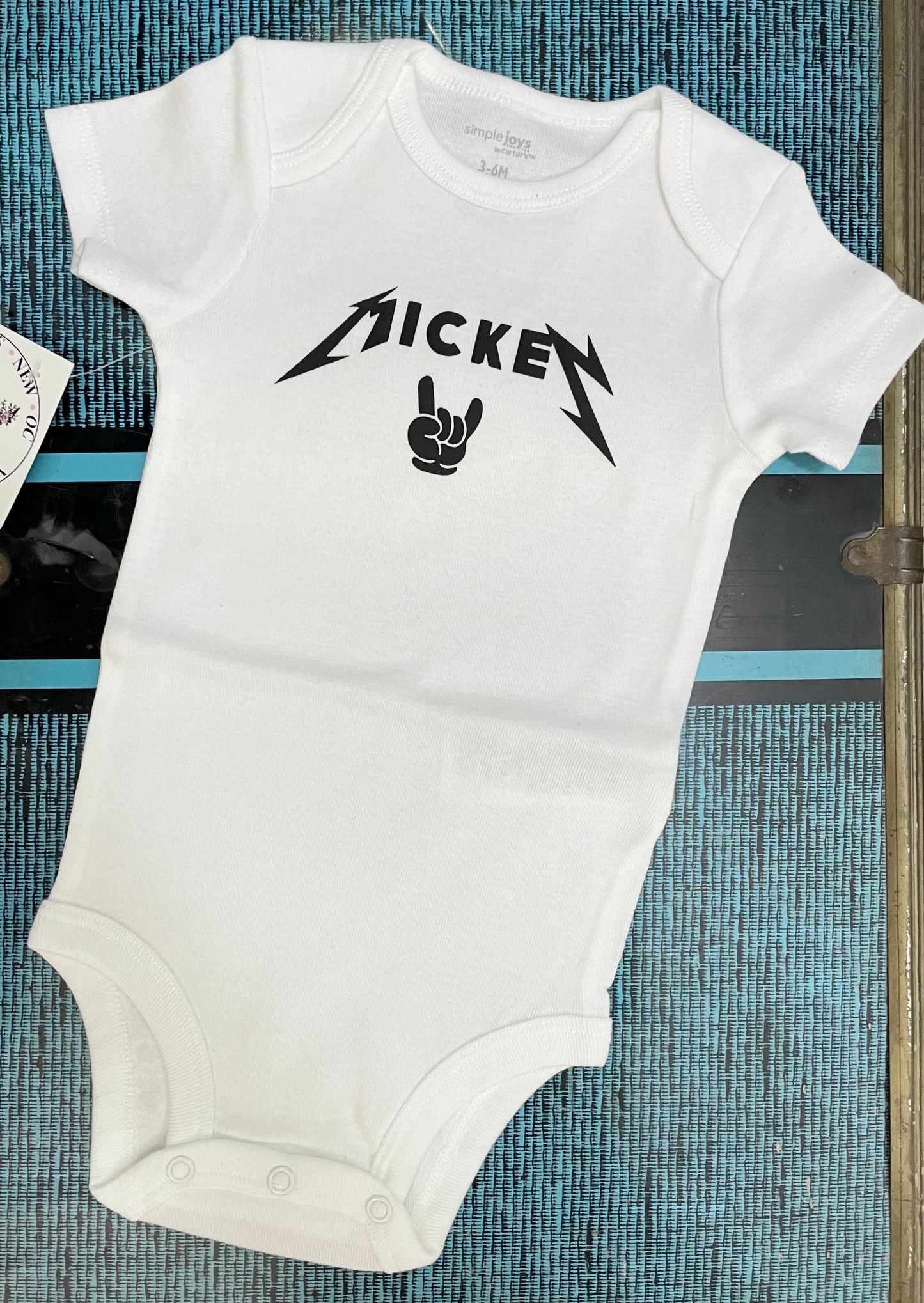 Rocker Mickey Onesie