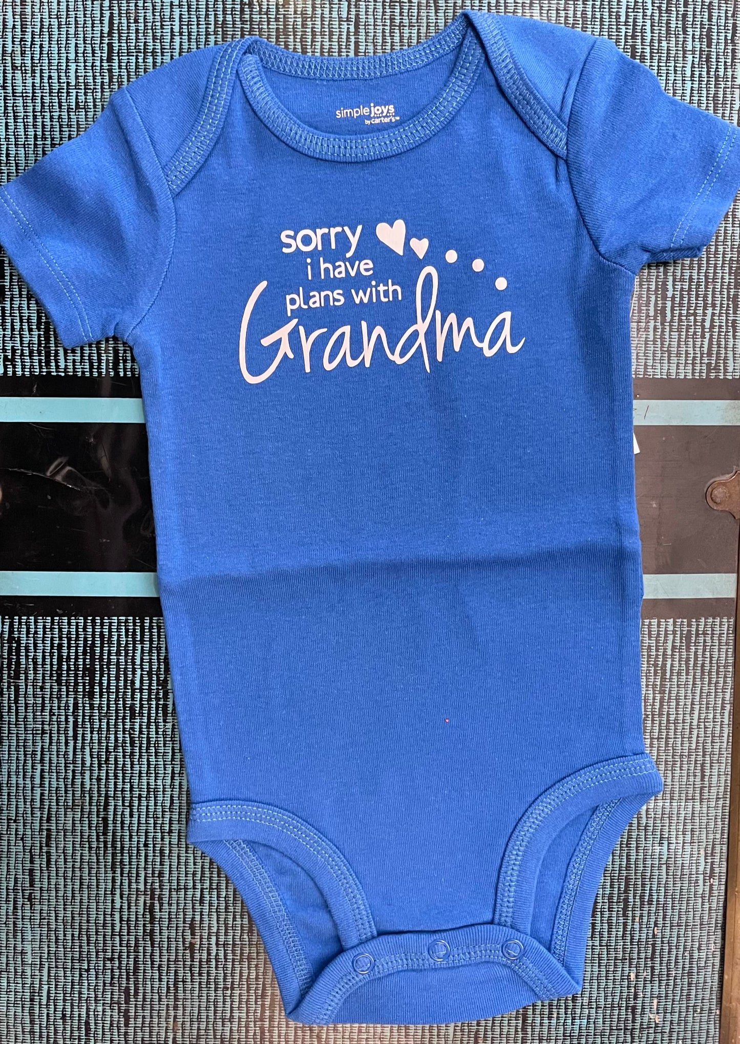 Sorry I Have Plans With Grandma Onesie