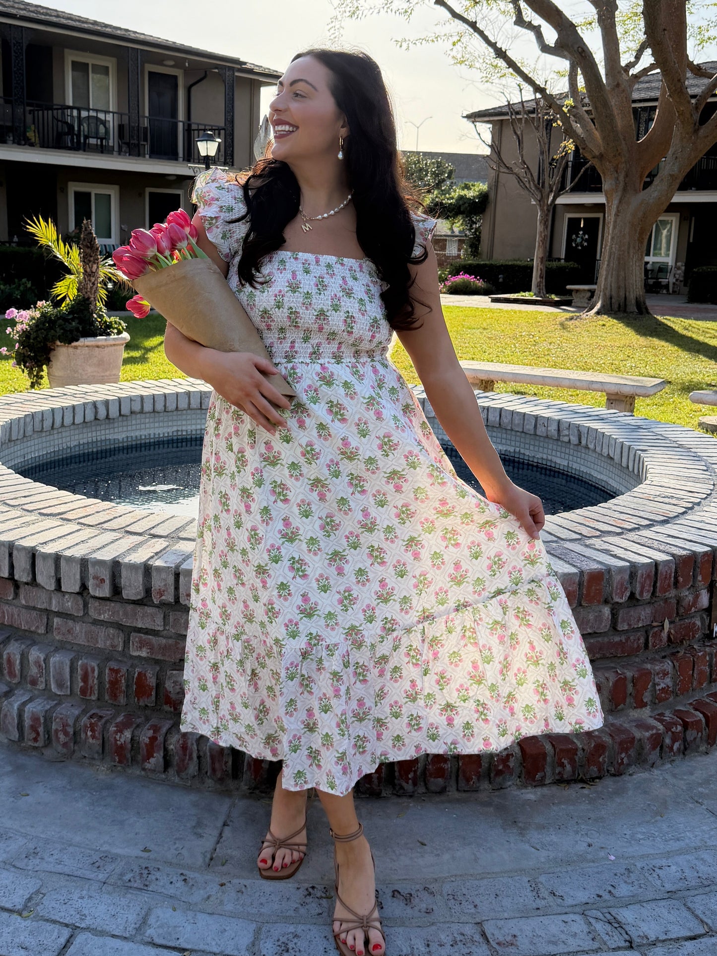 Floral Midi Dress