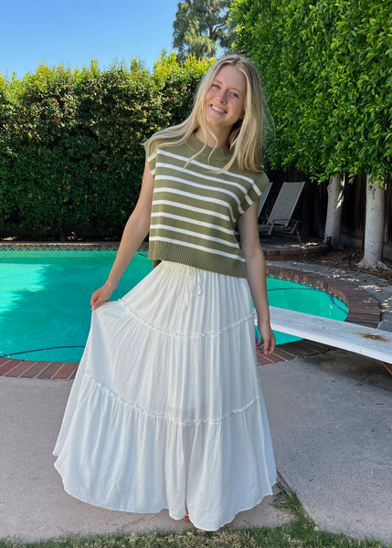 Tiered Maxi Skirt