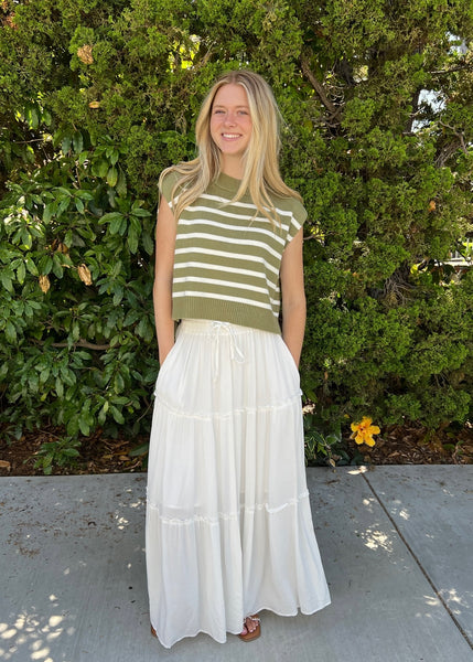 Tiered Maxi Skirt