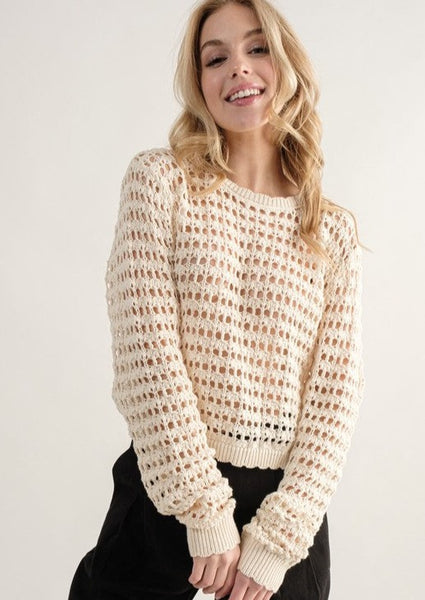 Knitted Long Sleeve Top