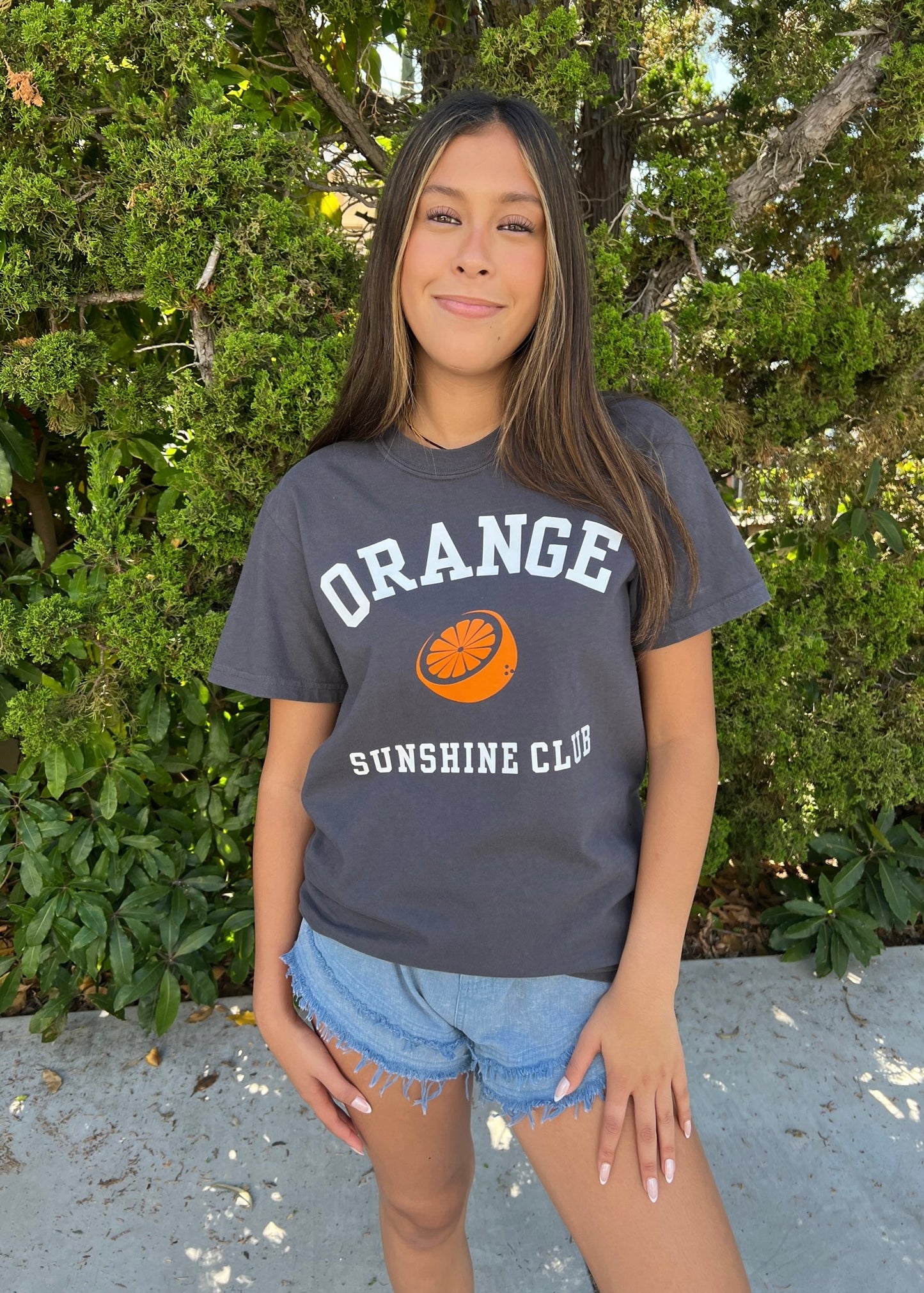 Orange Sunshine Club Graphic Tee