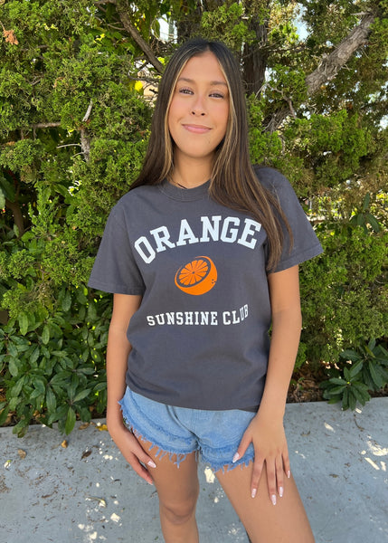 Orange Sunshine Club Graphic Tee