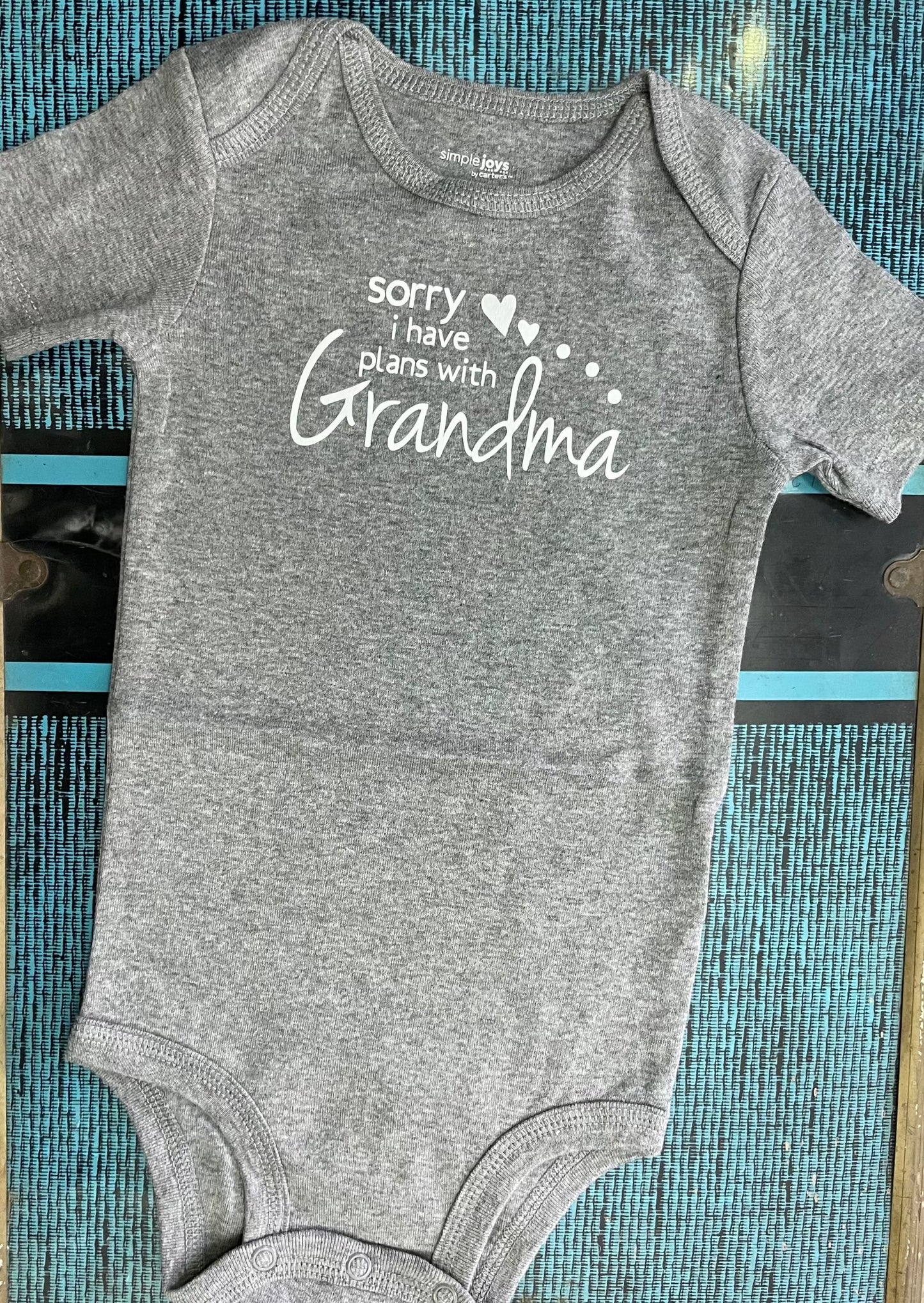 Sorry I Have Plans With Grandma Onesie