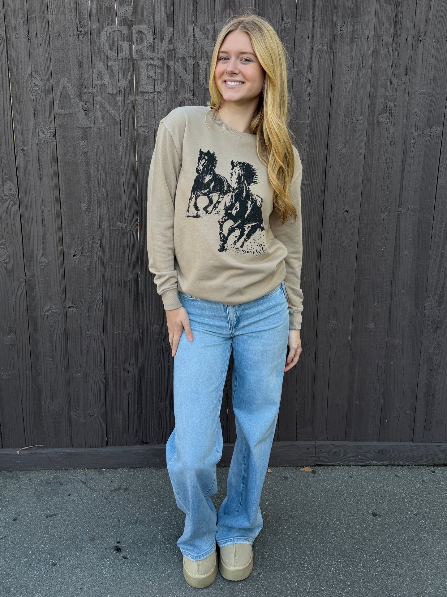 Running Horses Sweatshirts