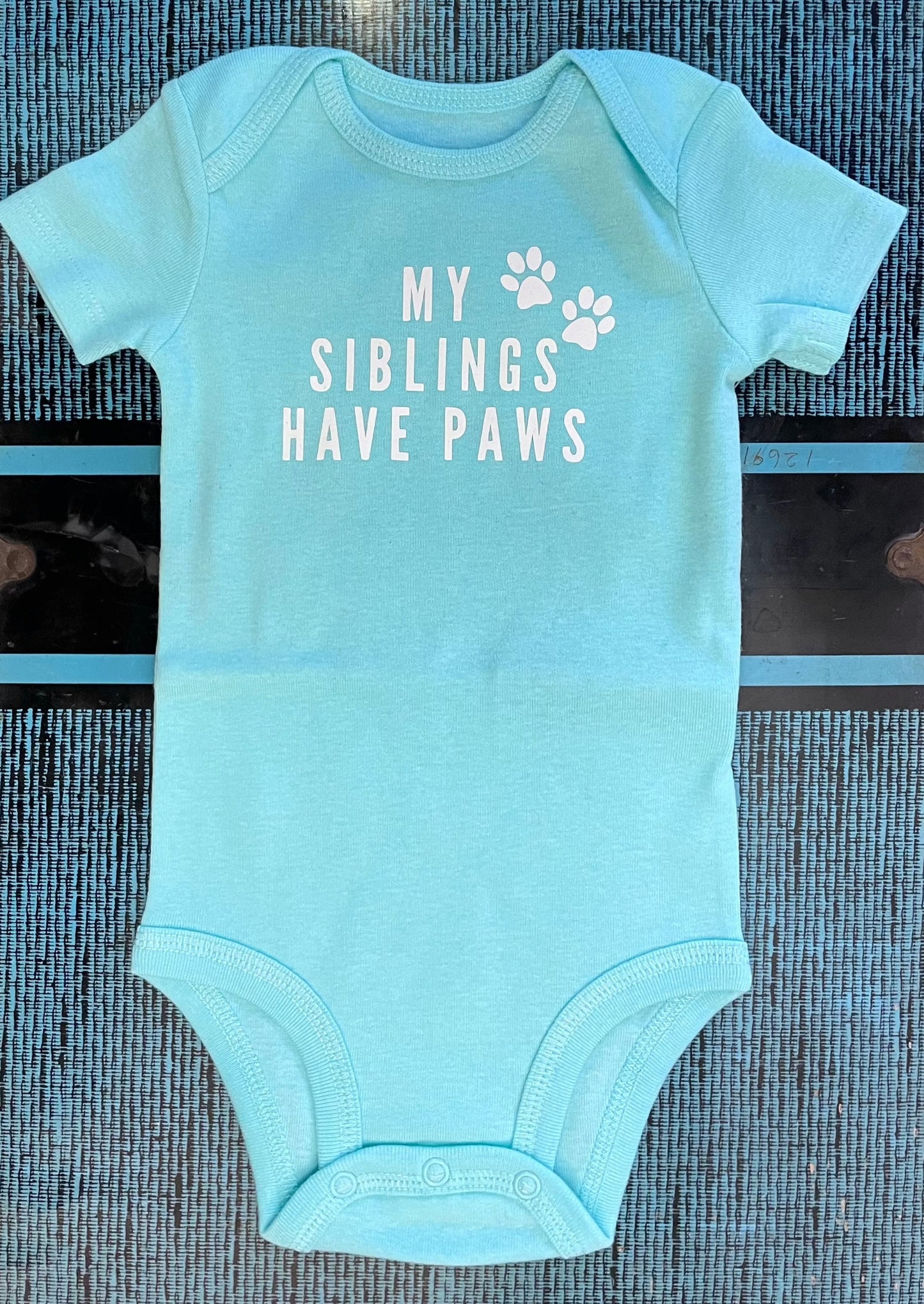 My Siblings Have Paws Onesie