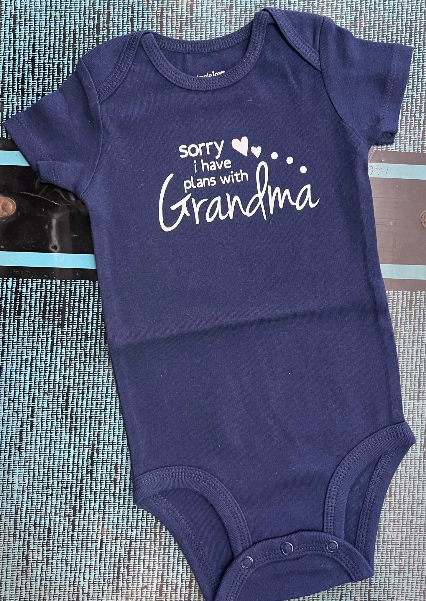 Sorry I Have Plans With Grandma Onesie