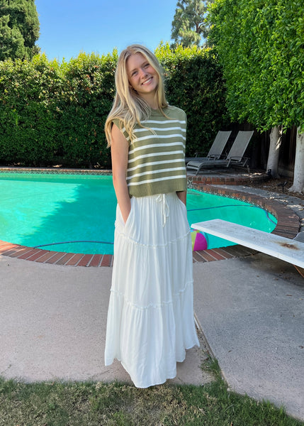 Tiered Maxi Skirt