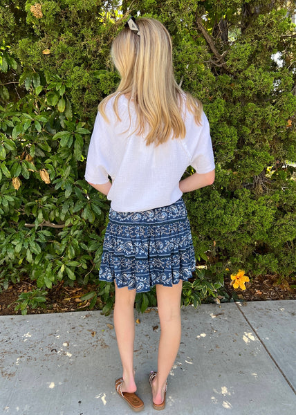 Caroline Mini Shift Skirt