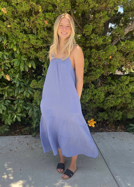 Brielle Cotton Gauze Midi Dress