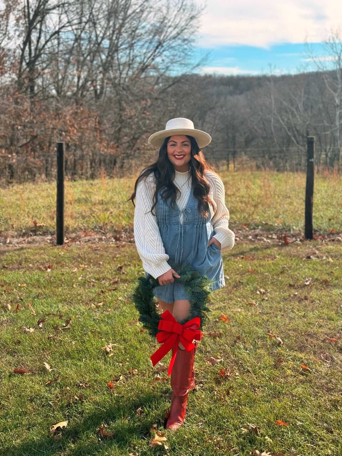 Denim Romper