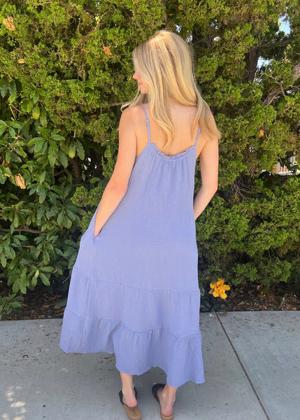 Brielle Cotton Gauze Midi Dress