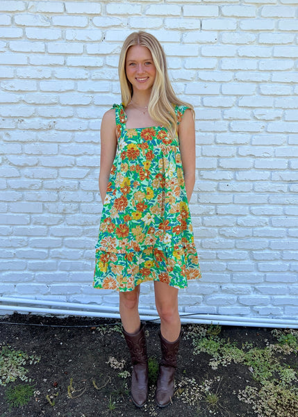 Rhodes Floral Dress