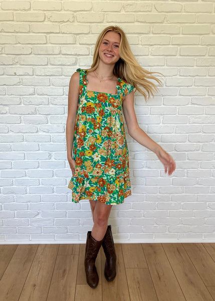 Rhodes Floral Dress