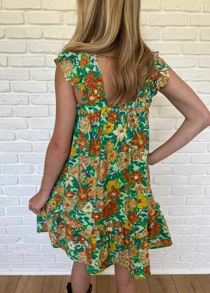 Rhodes Floral Dress