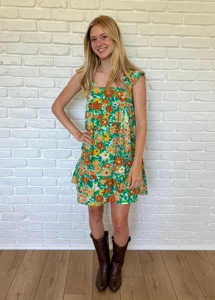 Rhodes Floral Dress