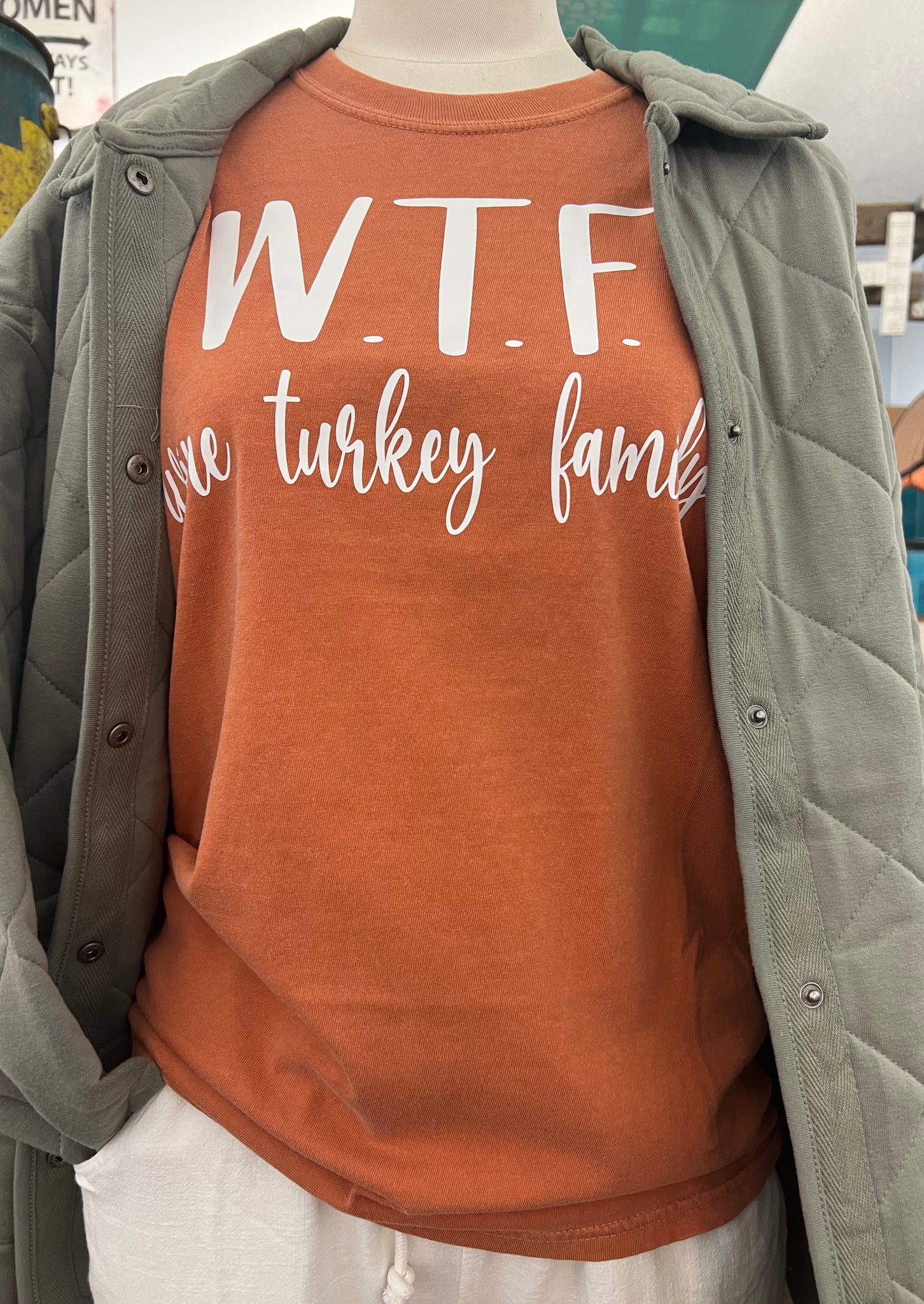 Wine Turkey Family Graphic Tee