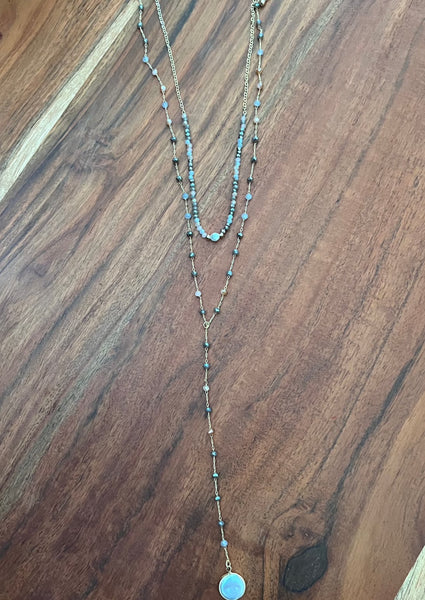 Double Layered Bead Necklace