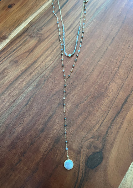 Double Layered Bead Necklace