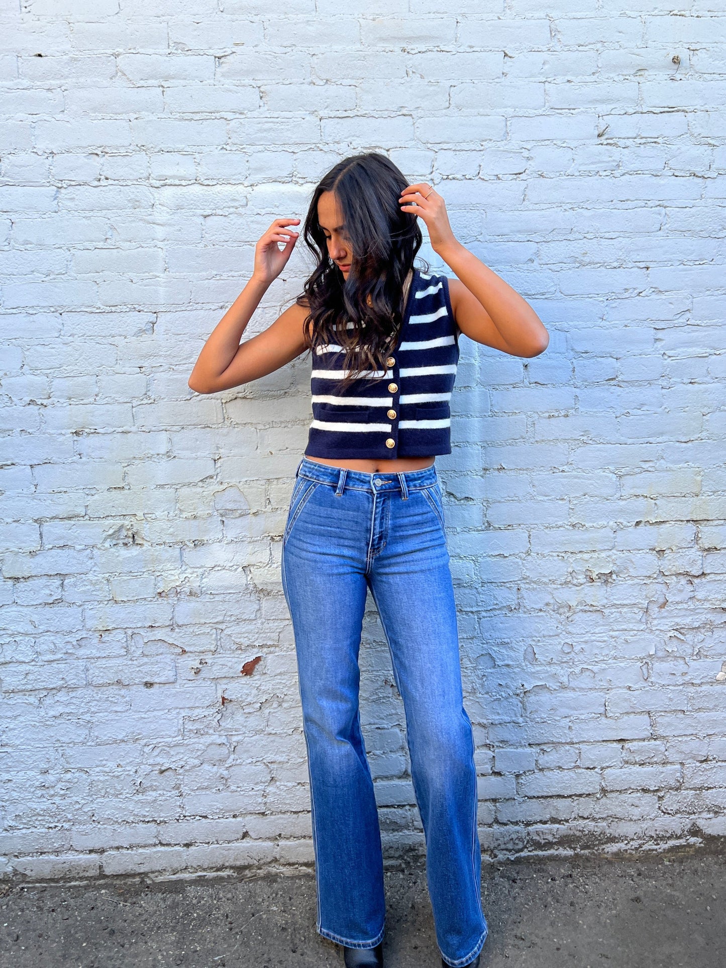 Classic Striped Vest