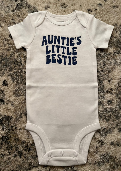 Aunties Little Bestie Onesie