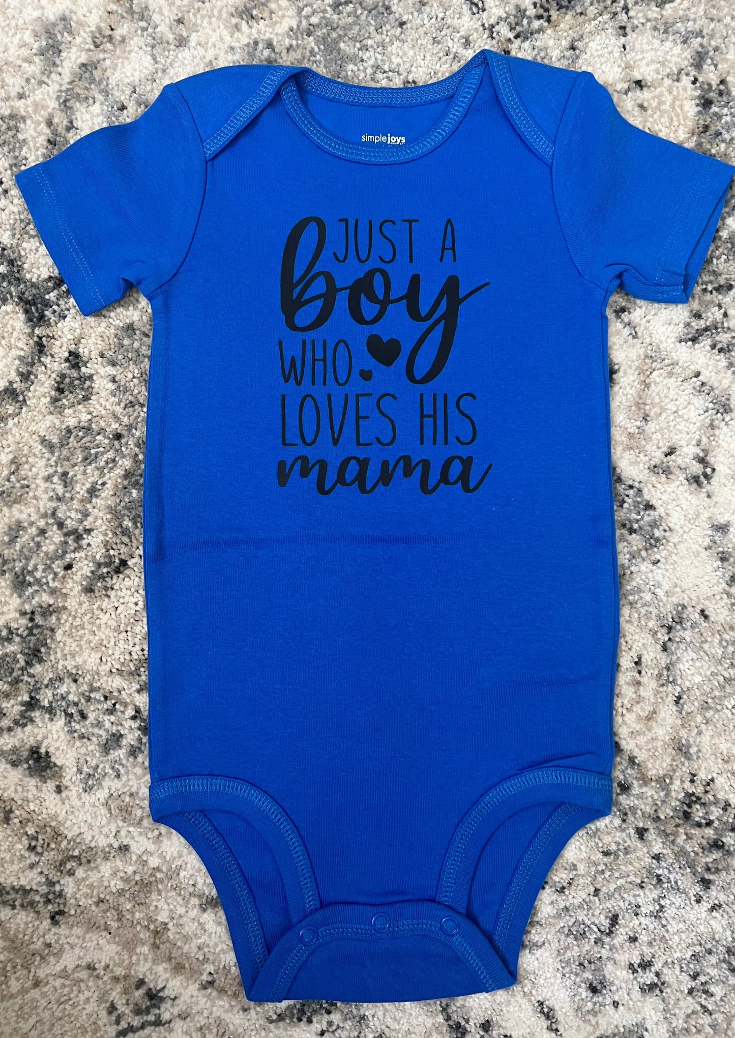 Just A Boy Who Loves His Mama Onesie