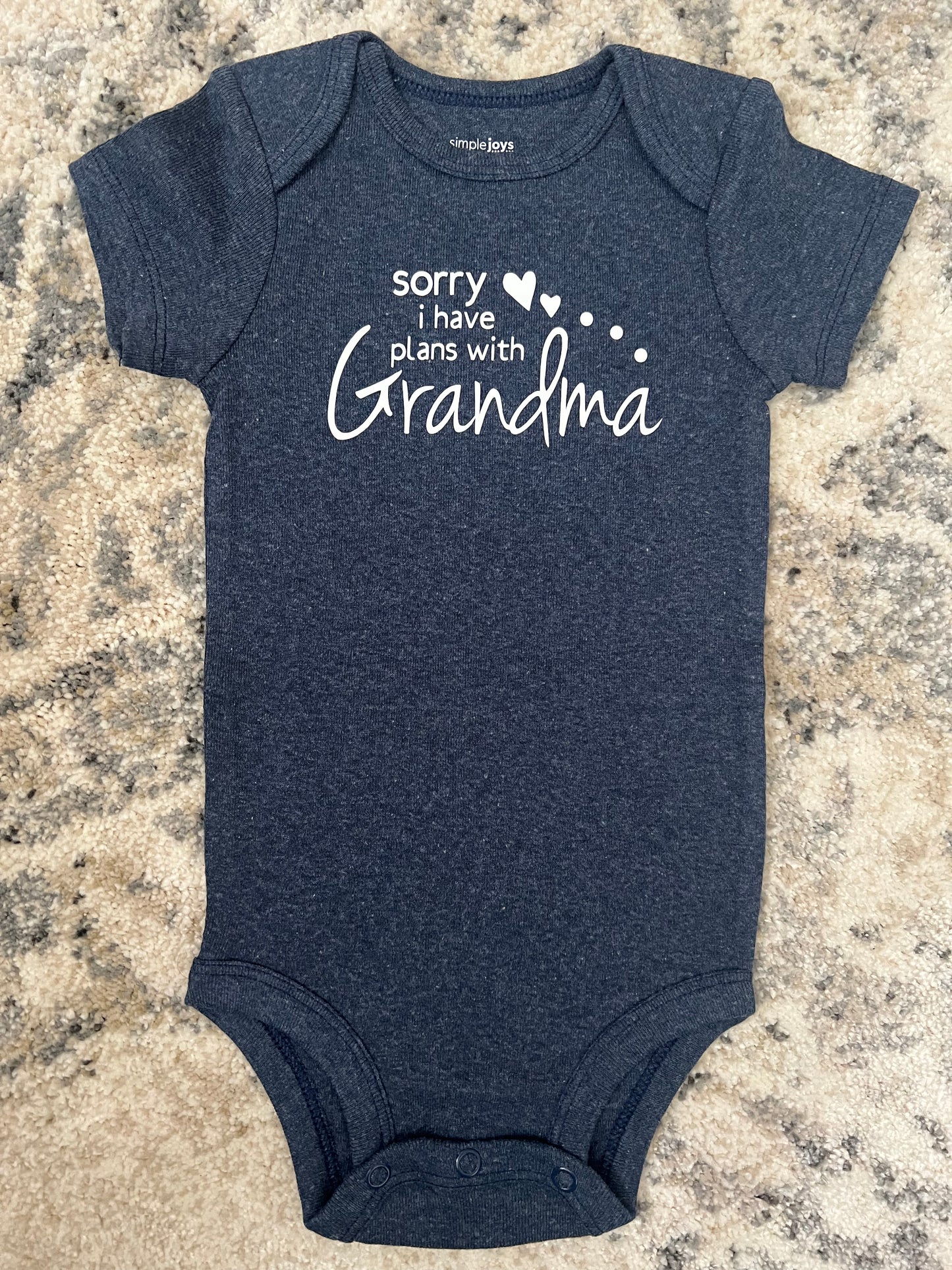 Sorry I Have Plans With Grandma Onesie