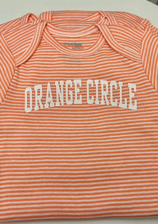 Orange Circle Onesie