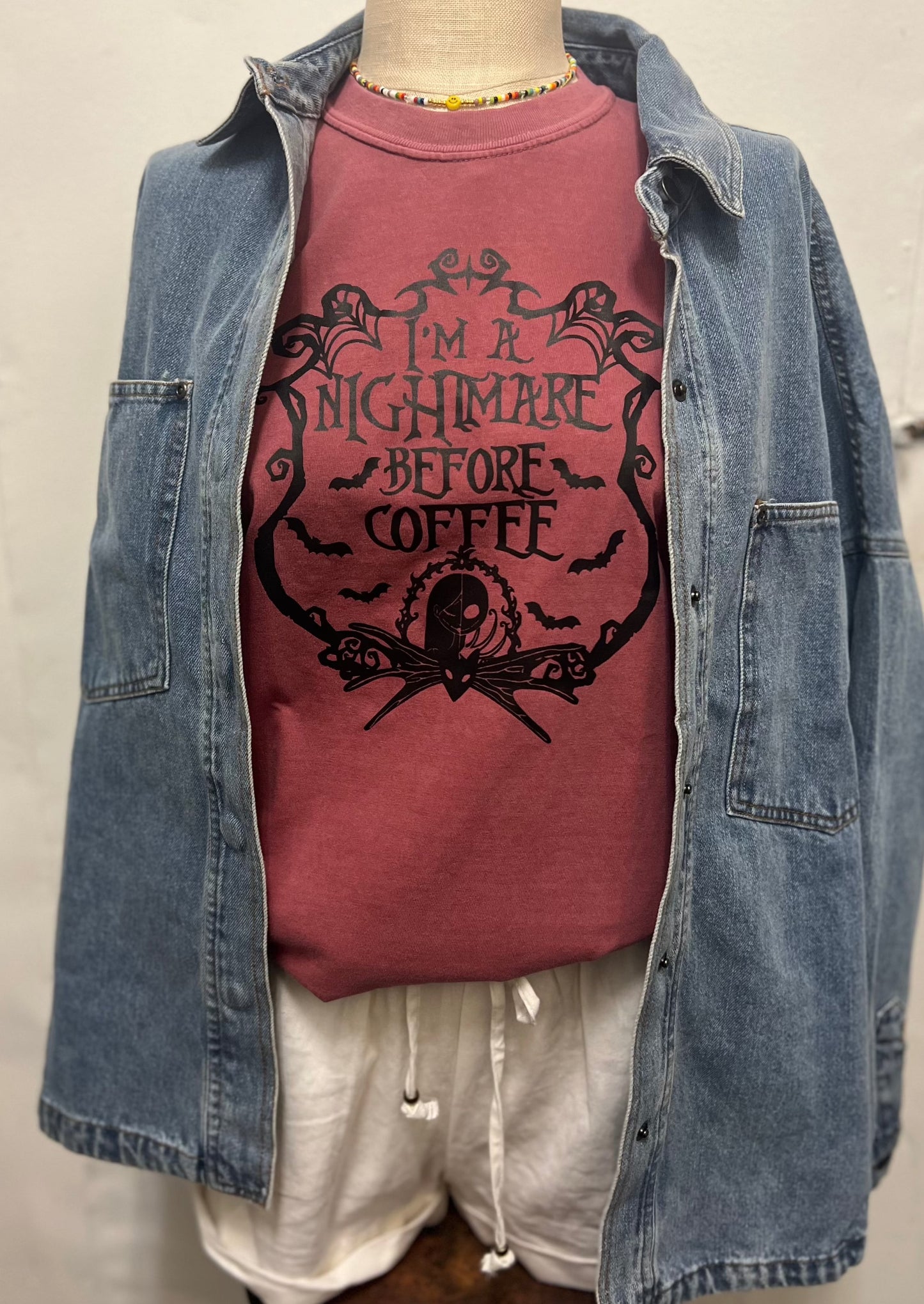 I'm a Nightmare Before Coffee Graphic Tee