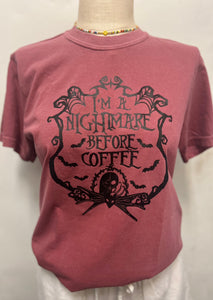I'm a Nightmare Before Coffee Graphic Tee