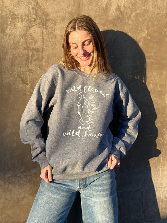 Wild Horses Crewneck Sweatshirt