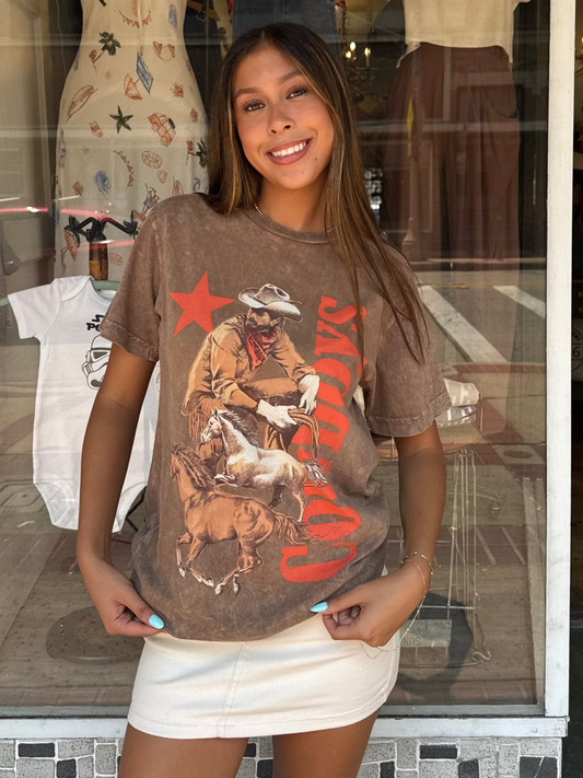 Cowboys Boyfriend Graphic Tee