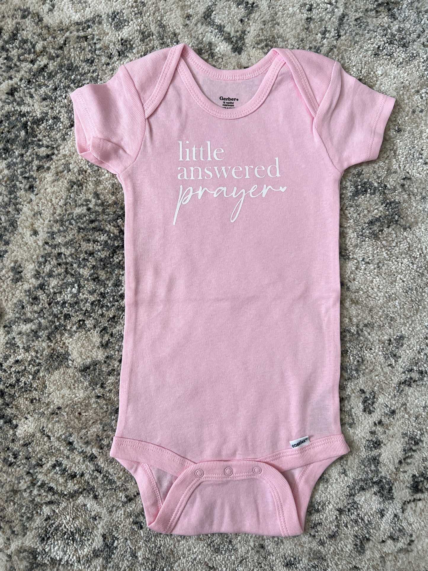 Little Answered Prayer Onesie