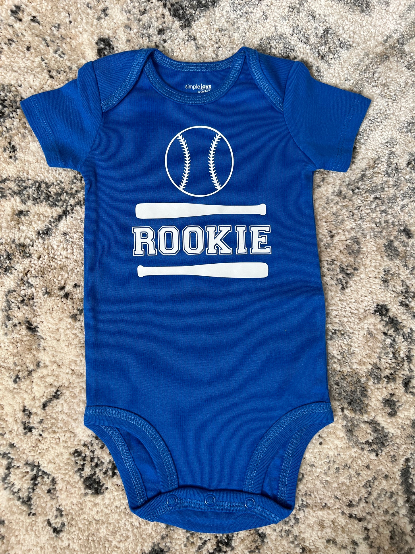 Rookie Baseball Onesie