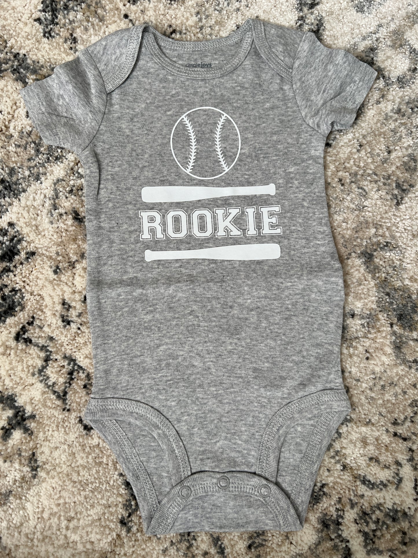 Rookie Baseball Onesie