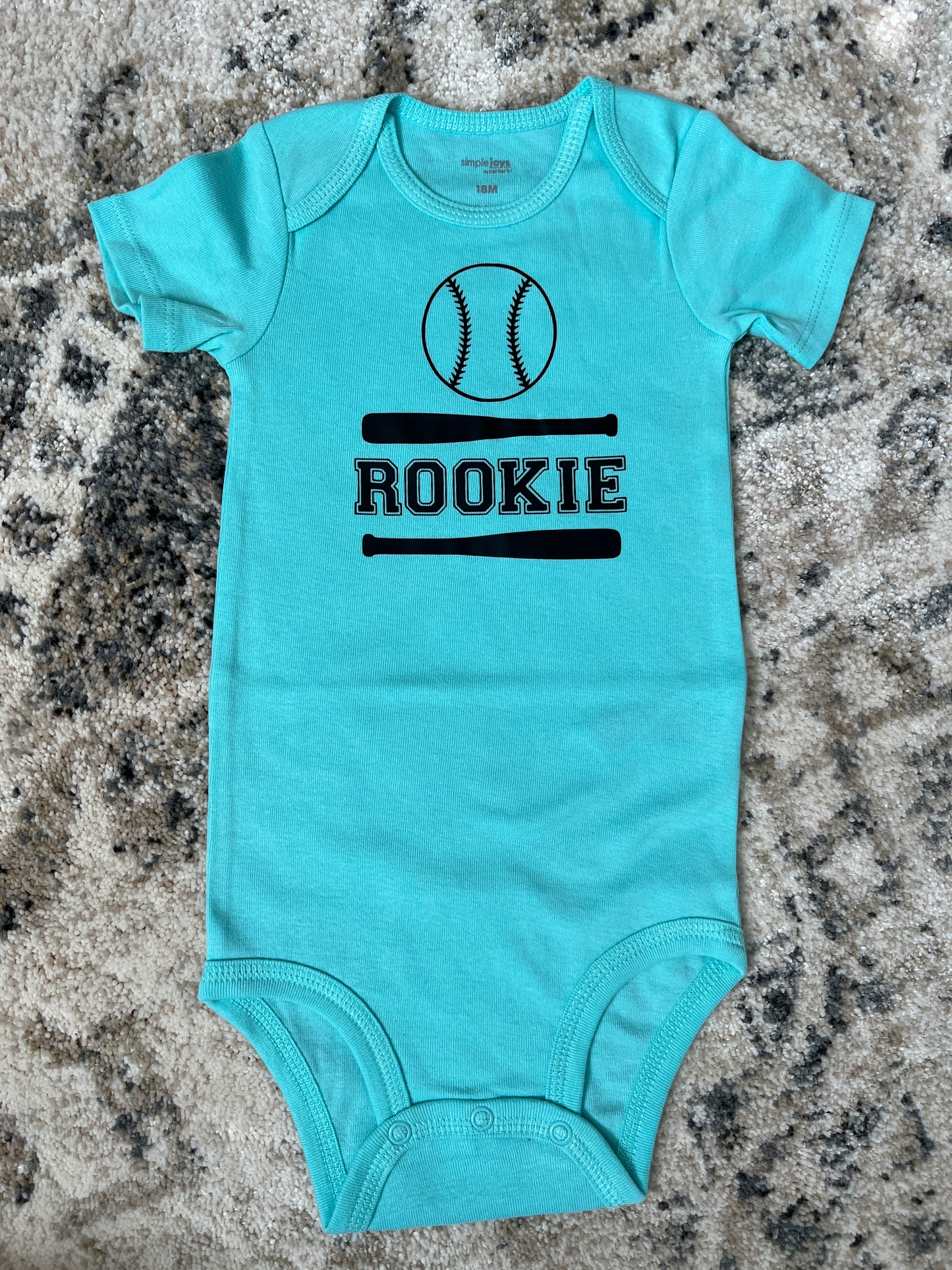 Rookie Baseball Onesie