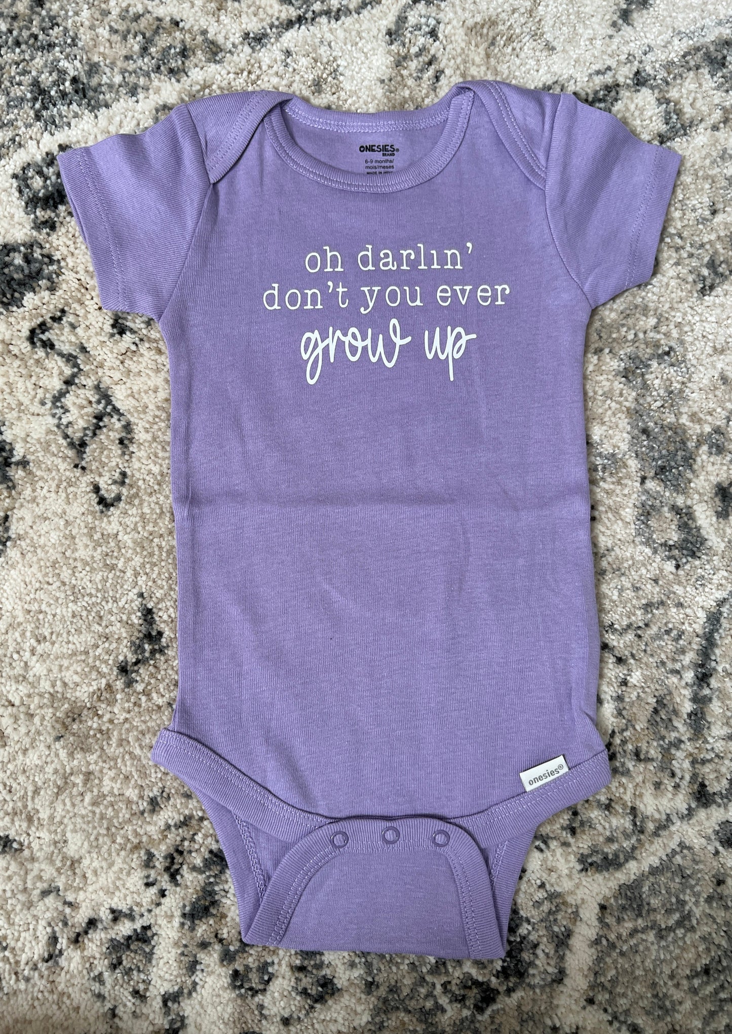 Never Grow Up Onesie