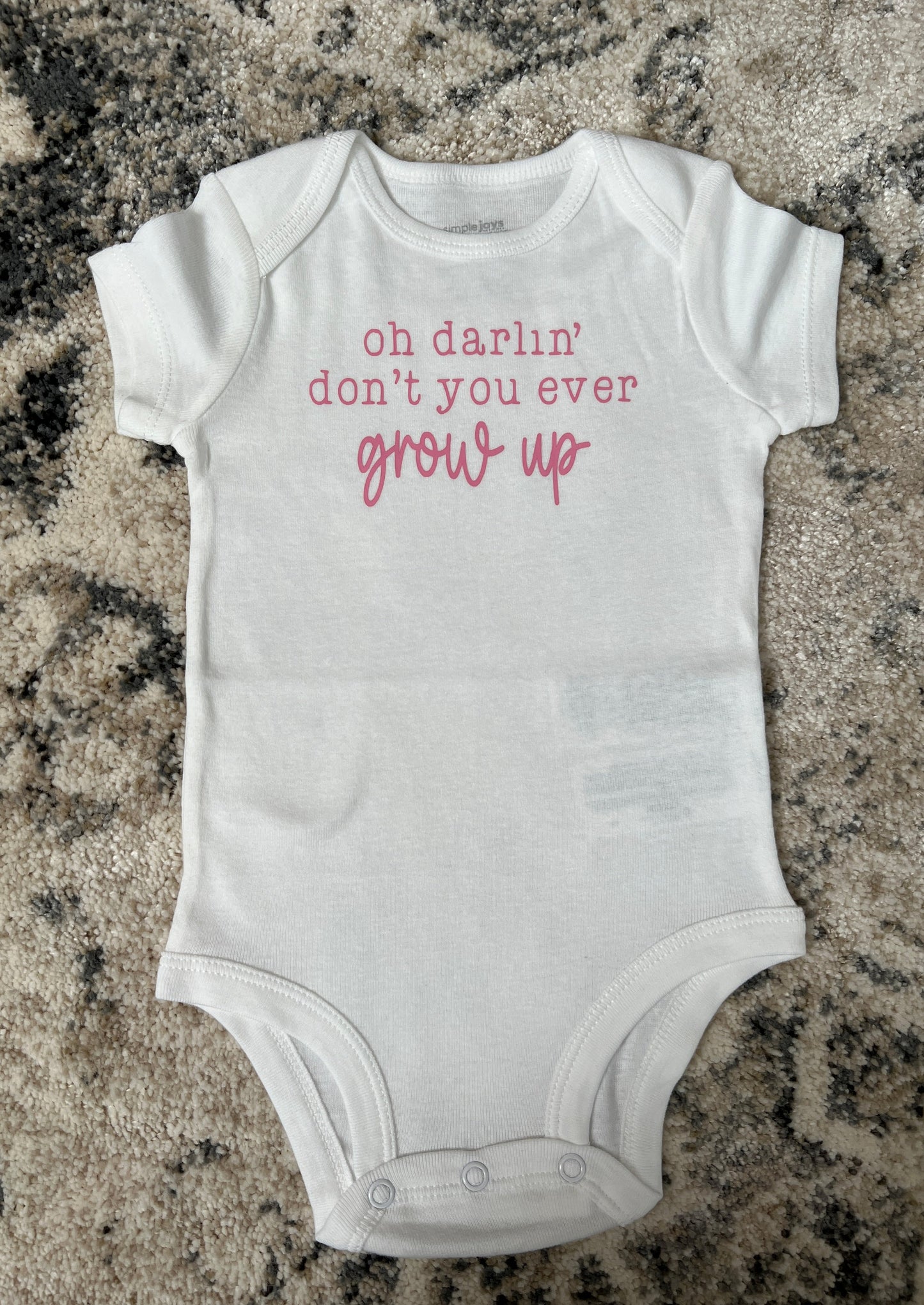 Never Grow Up Onesie