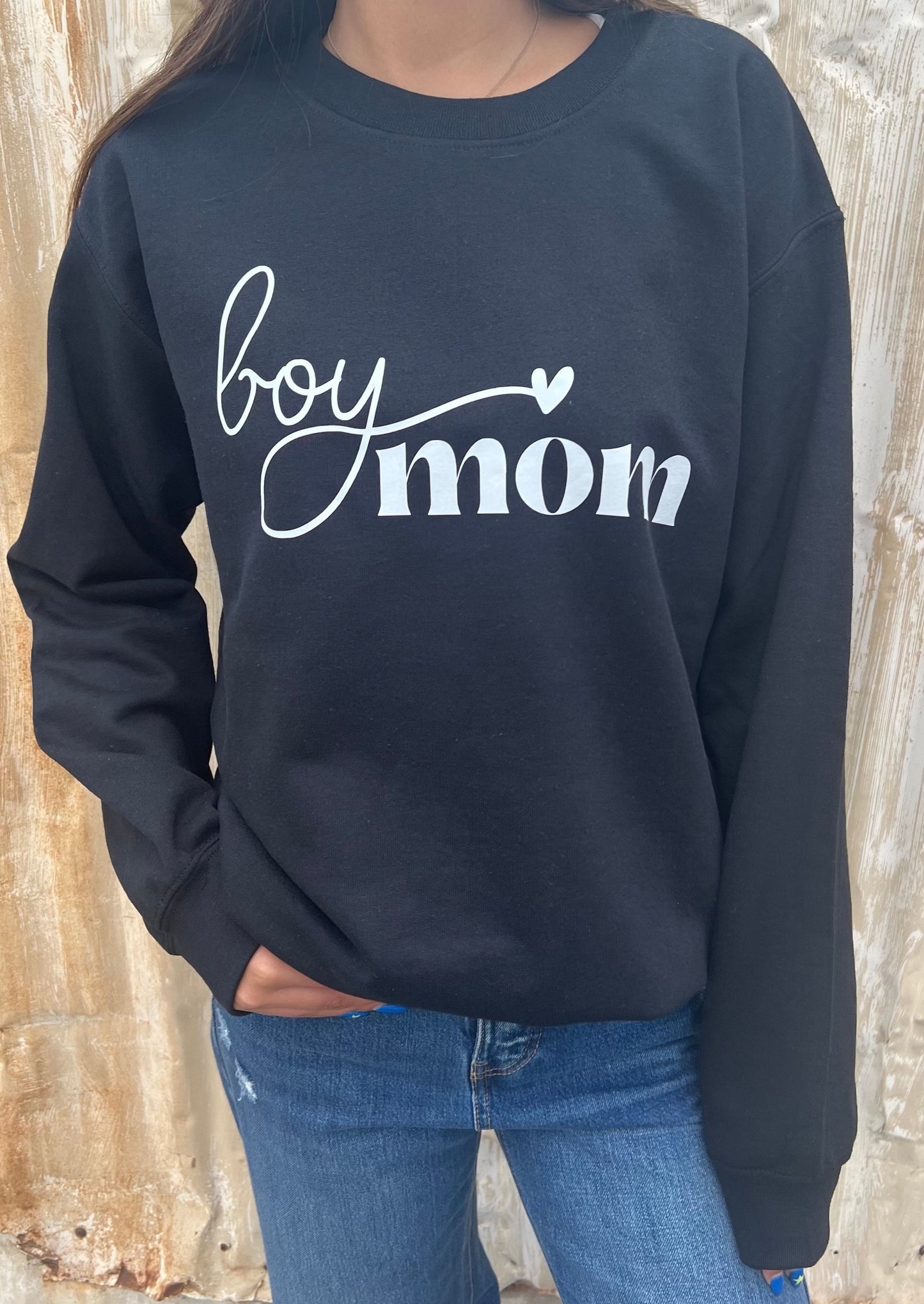 Boy Mom Graphic Sweater